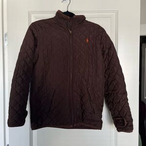 Brown Quilted Jacket